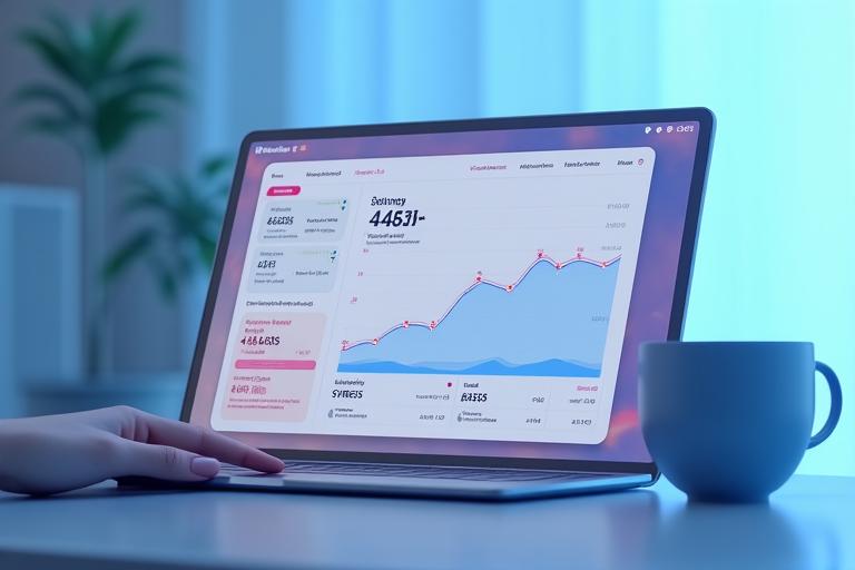 Interfaccia utente di una dashboard di benessere personalizzata con grafici dei progressi e raccomandazioni